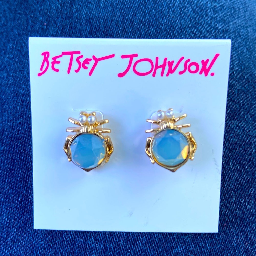 Betsey Johnson bug stud earrings